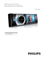 Предварительный просмотр 1 страницы Philips CED228 User Manual