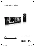 Предварительный просмотр 1 страницы Philips CED229 User Manual