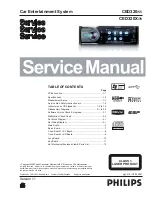 Philips CED320/55 Service Manual предпросмотр