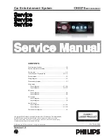 Philips CED370 Service Manual предпросмотр