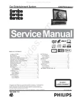 Предварительный просмотр 1 страницы Philips CED750/51 Service Manual