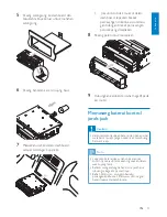 Предварительный просмотр 16 страницы Philips CED750/98 User Manual