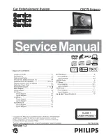 Philips CED750 Service Manual предпросмотр