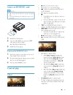 Предварительный просмотр 21 страницы Philips CED781 User Manual