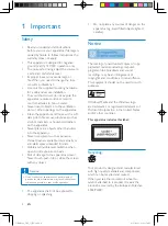 Предварительный просмотр 3 страницы Philips CEM1102 User Manual