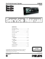 Preview for 1 page of Philips CEM200 Service Manual