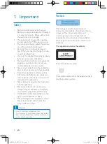 Предварительный просмотр 4 страницы Philips CEM200 User Manual