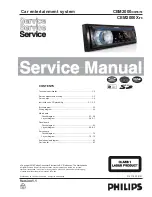 Philips CEM2000/00 Service Manual предпросмотр