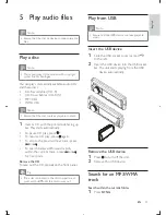 Предварительный просмотр 20 страницы Philips CEM2000B User Manual