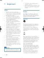 Preview for 3 page of Philips CEM2090 User Manual