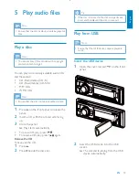 Предварительный просмотр 18 страницы Philips CEM210 User Manual