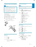 Предварительный просмотр 12 страницы Philips CEM2100/00 User Manual