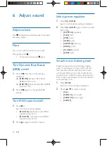 Preview for 17 page of Philips CEM2101/98 User Manual