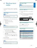 Предварительный просмотр 16 страницы Philips CEM2220BT/12 User Manual