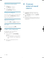 Предварительный просмотр 19 страницы Philips CEM2220BT/12 User Manual