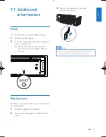 Предварительный просмотр 22 страницы Philips CEM2220BT/12 User Manual