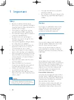 Preview for 3 page of Philips CEM2250/51 User Manual