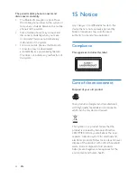 Предварительный просмотр 24 страницы Philips CEM2300BT User Manual