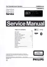 Philips CEM250/55 Service Manual предпросмотр