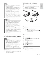 Предварительный просмотр 10 страницы Philips CEM3000 User Manual