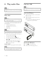 Предварительный просмотр 17 страницы Philips CEM3000 User Manual