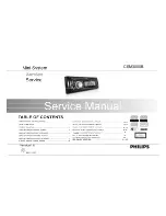 Philips CEM3000B Service Manual предпросмотр