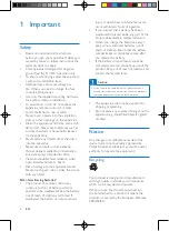 Preview for 3 page of Philips CEM3200 User Manual