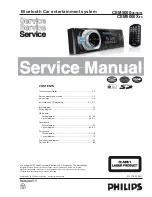 Philips CEM5000/00 Service Manual предпросмотр