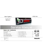 Предварительный просмотр 1 страницы Philips CEM5100/00 Service Manual