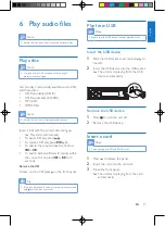 Предварительный просмотр 18 страницы Philips CEM5200/51 User Manual