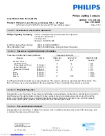 Preview for 1 page of Philips CFI-08100 Datasheet