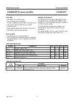 Предварительный просмотр 2 страницы Philips CGY2014TT Datasheet