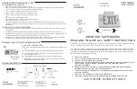 Philips CHLORIDE COMPAC CXX Series Instruction Sheet preview