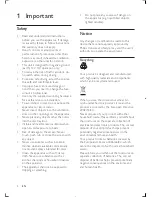 Предварительный просмотр 3 страницы Philips CID-3610 User Manual