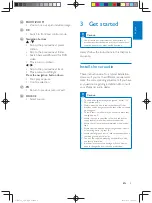 Preview for 8 page of Philips CID2780 User Manual