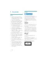 Предварительный просмотр 3 страницы Philips CID3281 User Manual