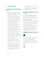 Preview for 3 page of Philips CID3691 User Manual