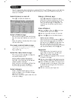 Preview for 13 page of Philips Cineos 28PW9520/12 User Manual