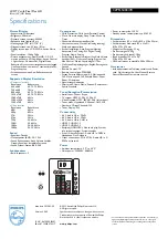 Предварительный просмотр 3 страницы Philips Cineos 32PFL5403 Specifications