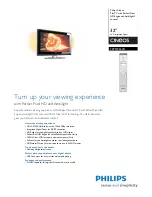 Philips Cineos 32PFL9632D/10 Brochure preview