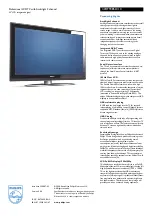 Preview for 3 page of Philips Cineos 42HF9385D Brochure & Specs