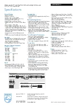 Preview for 3 page of Philips Cineos 42PF9831D Specifications