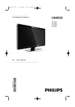 Philips Cineos 42PFL5403 User Manual preview