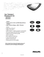 Preview for 1 page of Philips Cineos 44PL9523 Directions For Use Manual