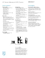 Preview for 2 page of Philips Cineos 44PL9523 Specifications