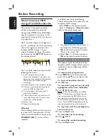 Preview for 36 page of Philips Cineos DVDR9000H User Manual