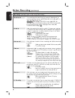 Preview for 38 page of Philips Cineos DVDR9000H User Manual