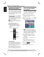 Preview for 42 page of Philips Cineos DVDR9000H User Manual