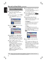 Preview for 44 page of Philips Cineos DVDR9000H User Manual