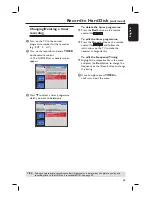 Preview for 45 page of Philips Cineos DVDR9000H User Manual